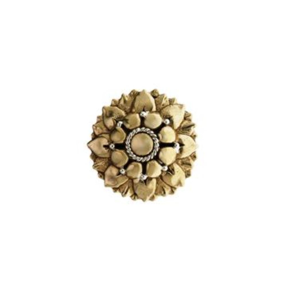 Cynthia Gale New York Borobudur Lotus Sterling Silver Bronze Petal Ring